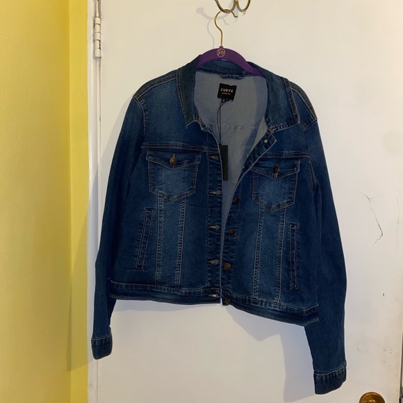 curve appeal denim jacket
